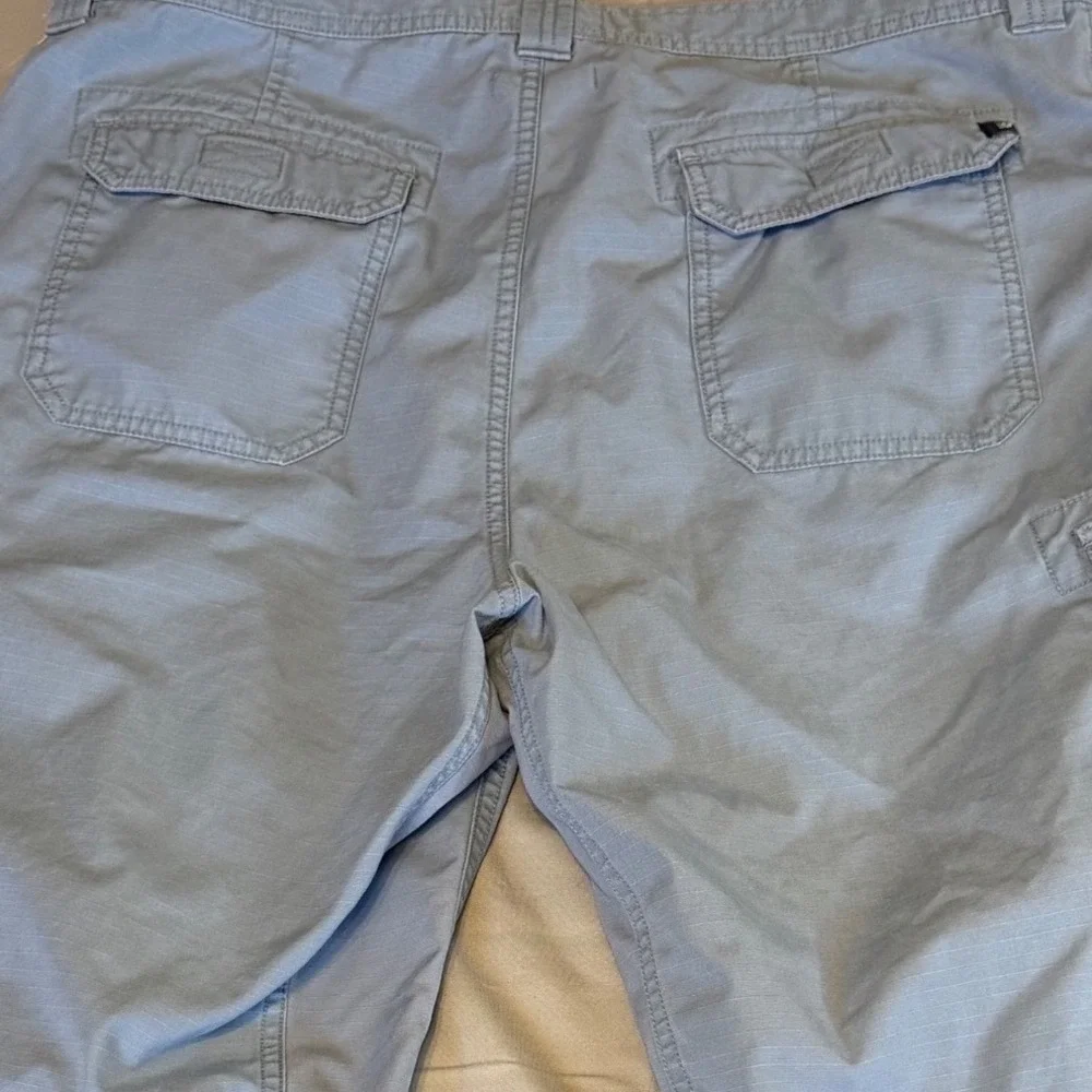 The North Face Cargo Shorts Mens 40 Blue‎ Ripstop Hiking Utility
